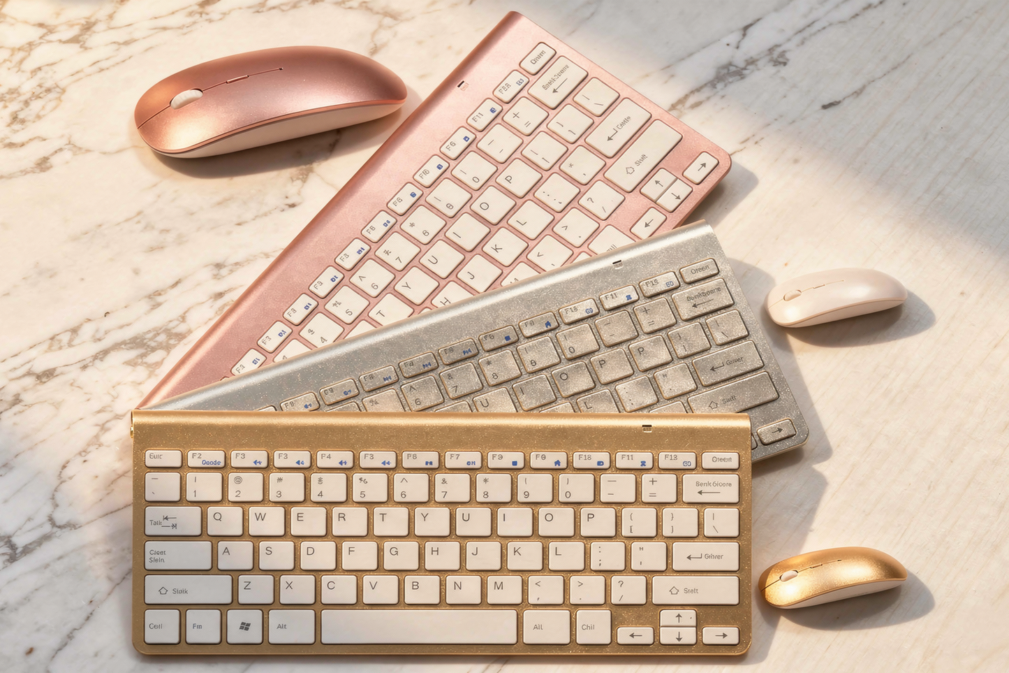 Ultra Slim Tastatur & Maus Kombo - Kabellose 2.4G Verbindung
