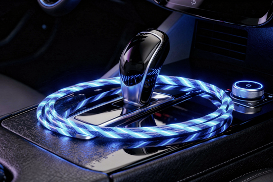 Cable de carga magnético 3 en 1 Streamer Cable de carga rápida Iluminación LED Cargador magnético