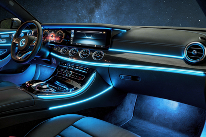 Lampe d'ambiance pour l'intérieur de la voiture 64 couleurs optiques