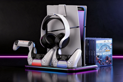 TurboCool PS5 - Dual Controller Ladegerät mit Kühlung