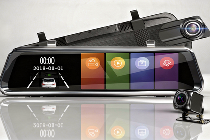 DriveGuard Pro+ - Mirror Dashcam with Rear View Camera
